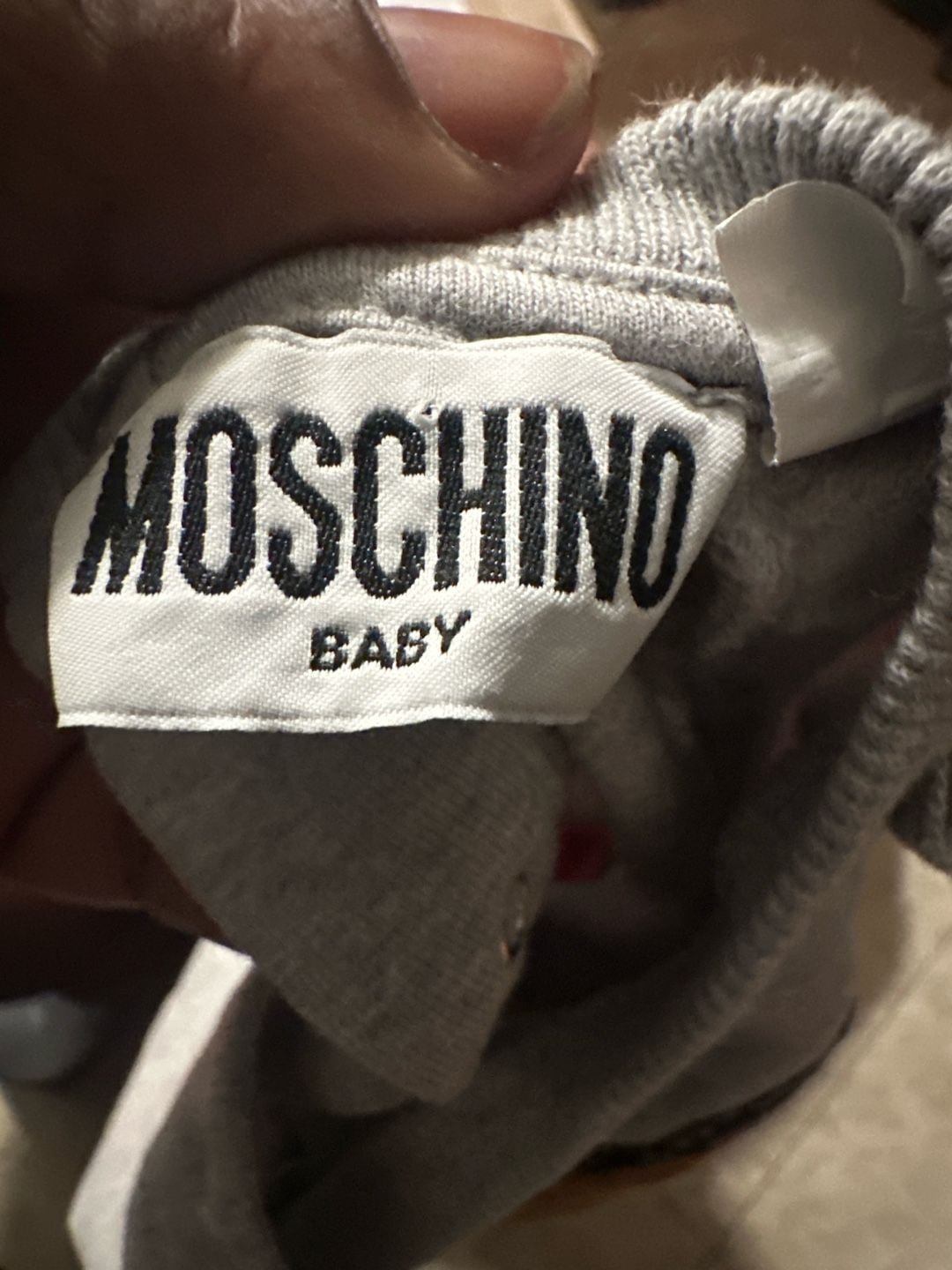 Moschino Baby Grey Teddy Bear Sweatshirt Size 12-18 Months 3