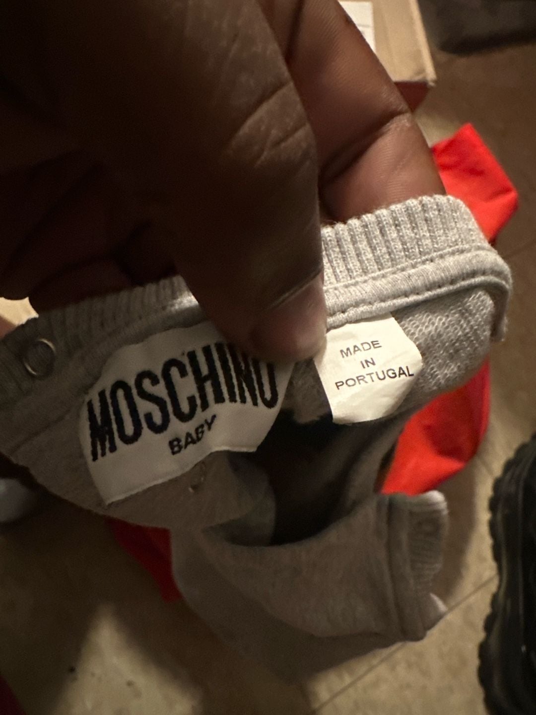 Moschino Baby Grey Teddy Bear Sweatshirt Size 12-18 Months 4