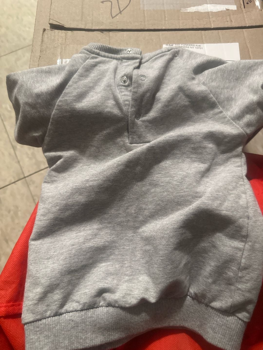 Moschino Baby Grey Teddy Bear Sweatshirt Size 12-18 Months 6