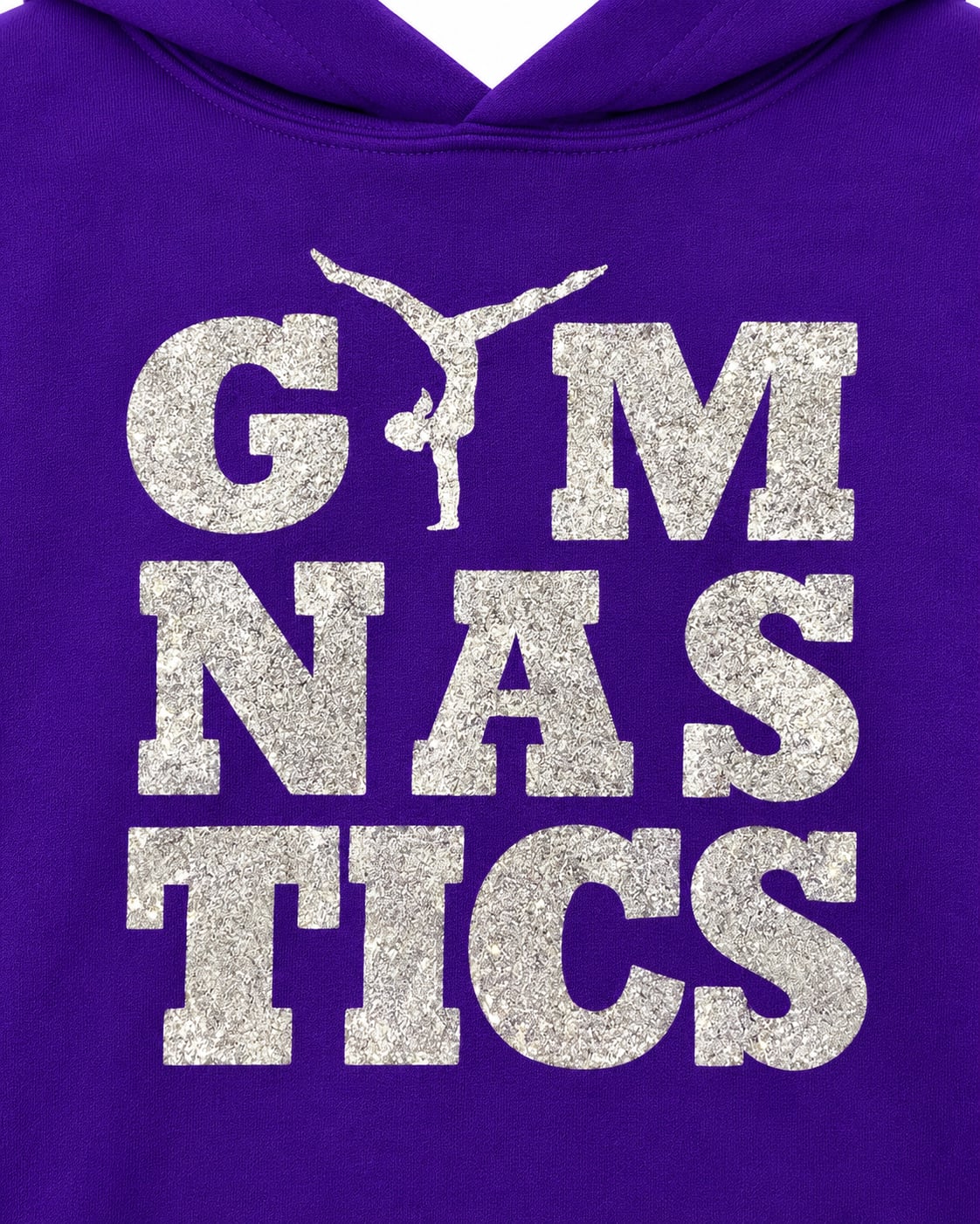 Purple Gymnastics Hoodie – Youth Large – Gildan Heavy Blend 4