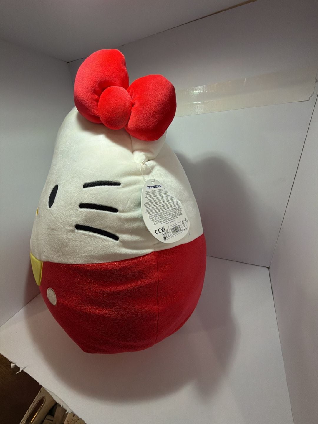 Squishmallows Hello Kitty Size 12" Red Sparkly Plush Toy nwt 4