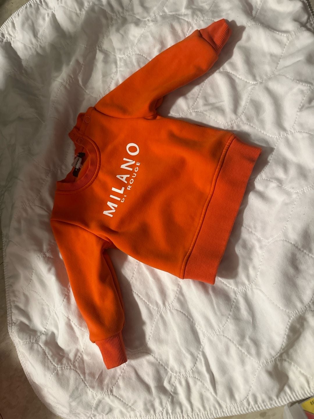 Milano Di Rouge Orange Sweatshirt 6-12 Months 2