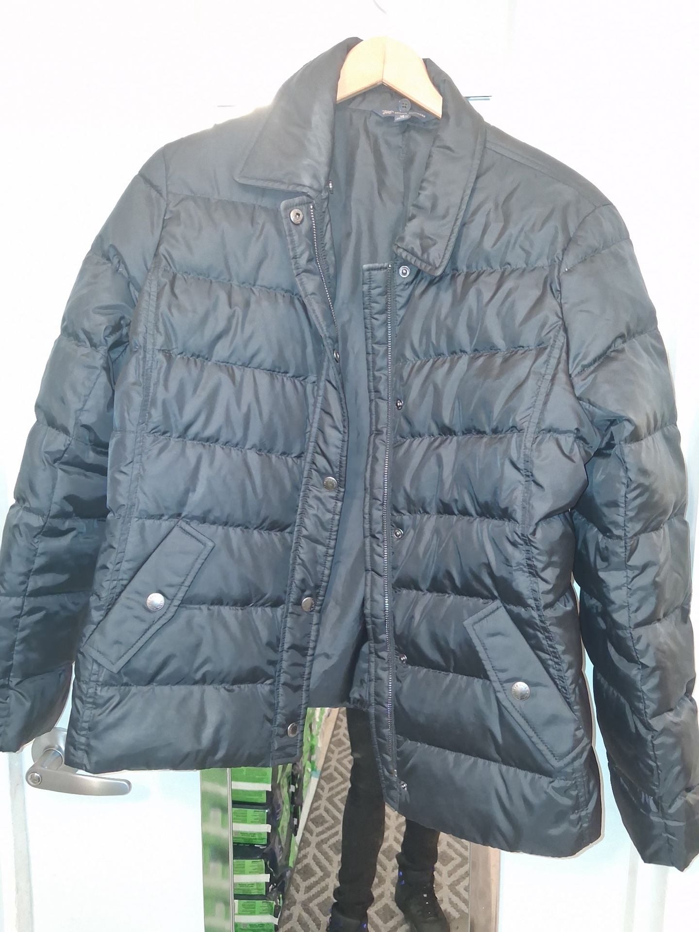 Brooks Brothers Black Puffer Jacket Size 14 2