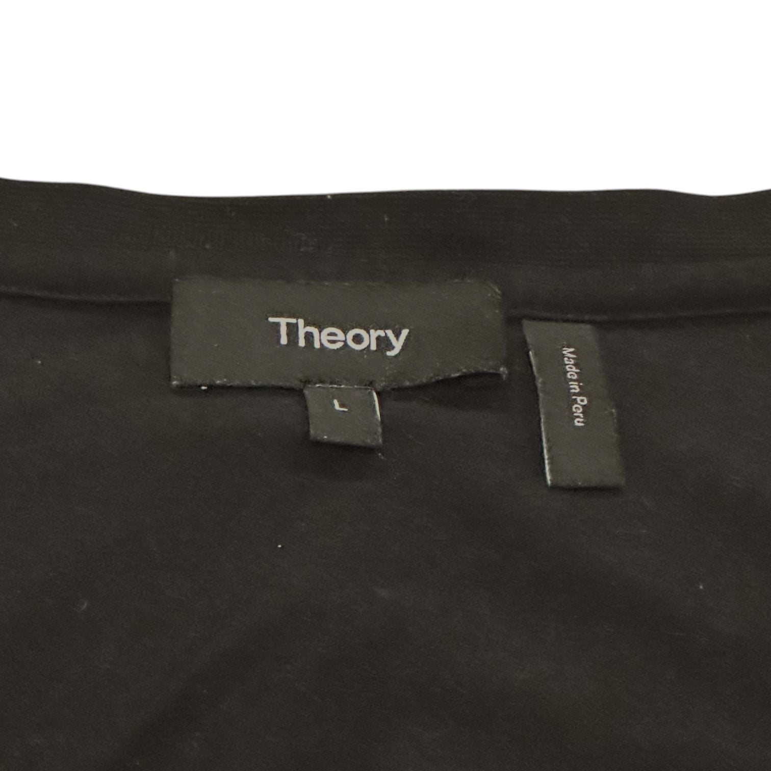 Theory Liliana S_Ranmire Knit Dress Size L Black 4