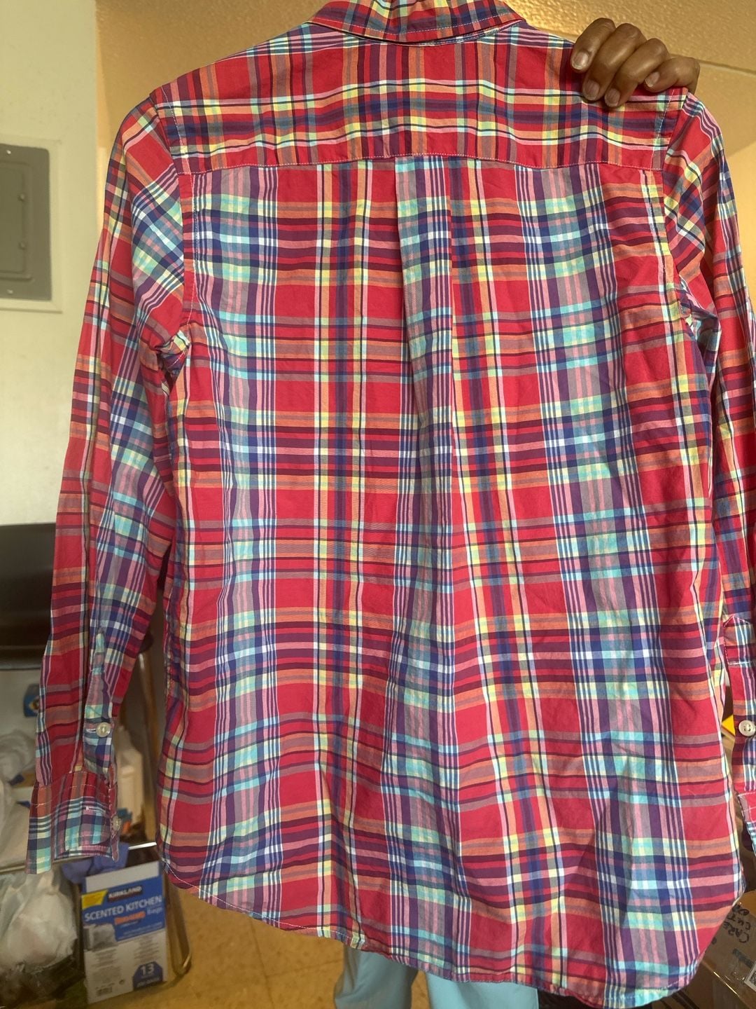 Ralph Lauren Plaid Long Sleeve Button Down Shirt Size L (14-16) Multicolor 4