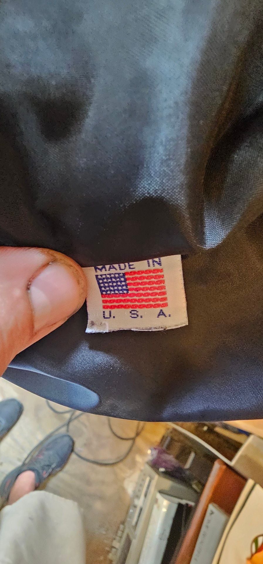 Mike Reynolds On 2 Custom Leather Chop Jacket - XL Short Sleeve Black - USA Made 5