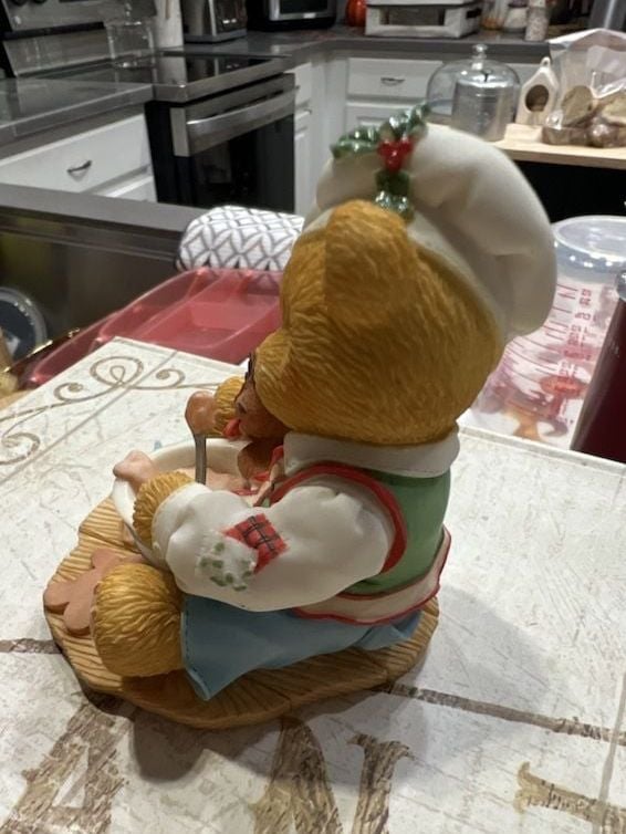 Cherished Teddies Wayne Spoonfuls Of Sweetness Figurine 1998 2