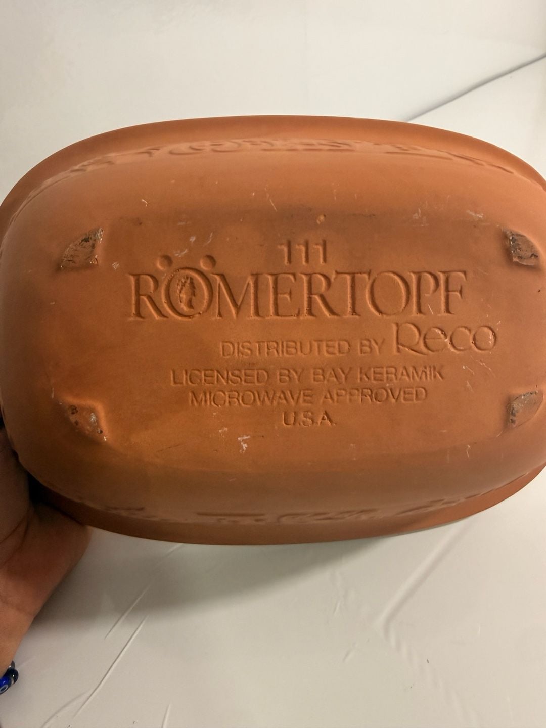 Romertopf Terracotta Clay Baker Roaster 11