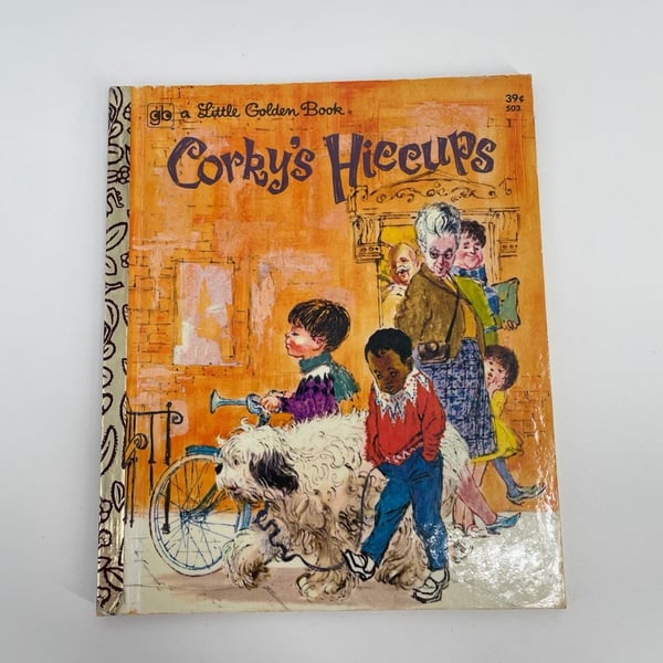 Corky's Hiccups Little Golden Book 503