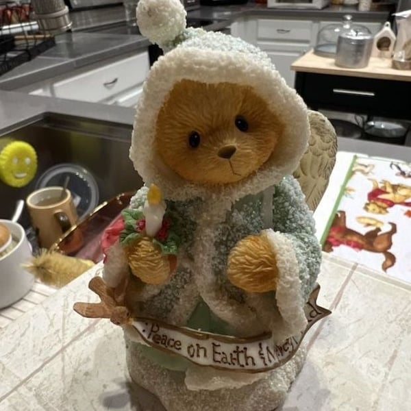 Cherished Teddies Angela Figurine Peace On Earth And Mercy Mild