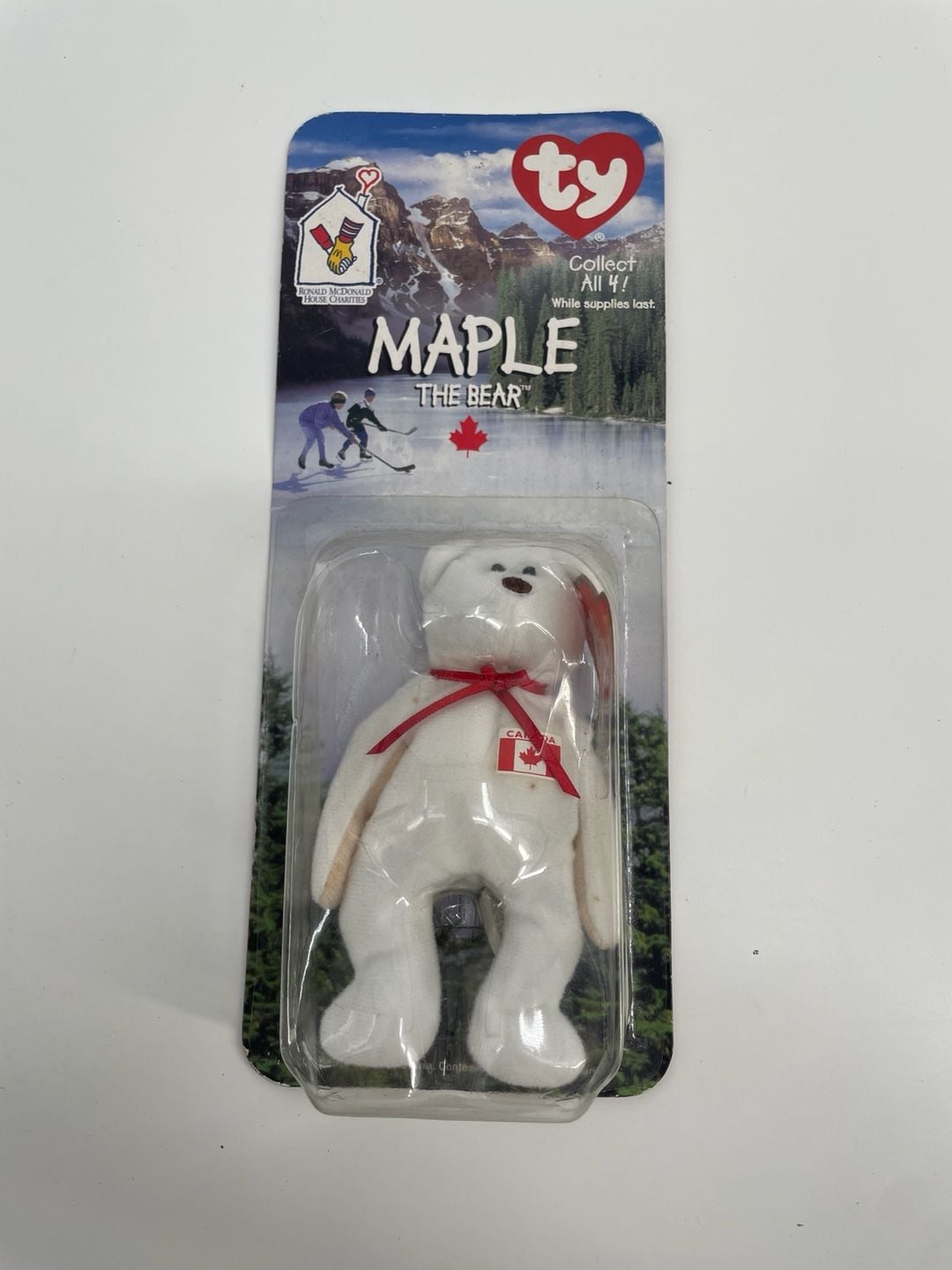 Ty Maple The Bear Teanie Beanie Baby Mc Donalds 1