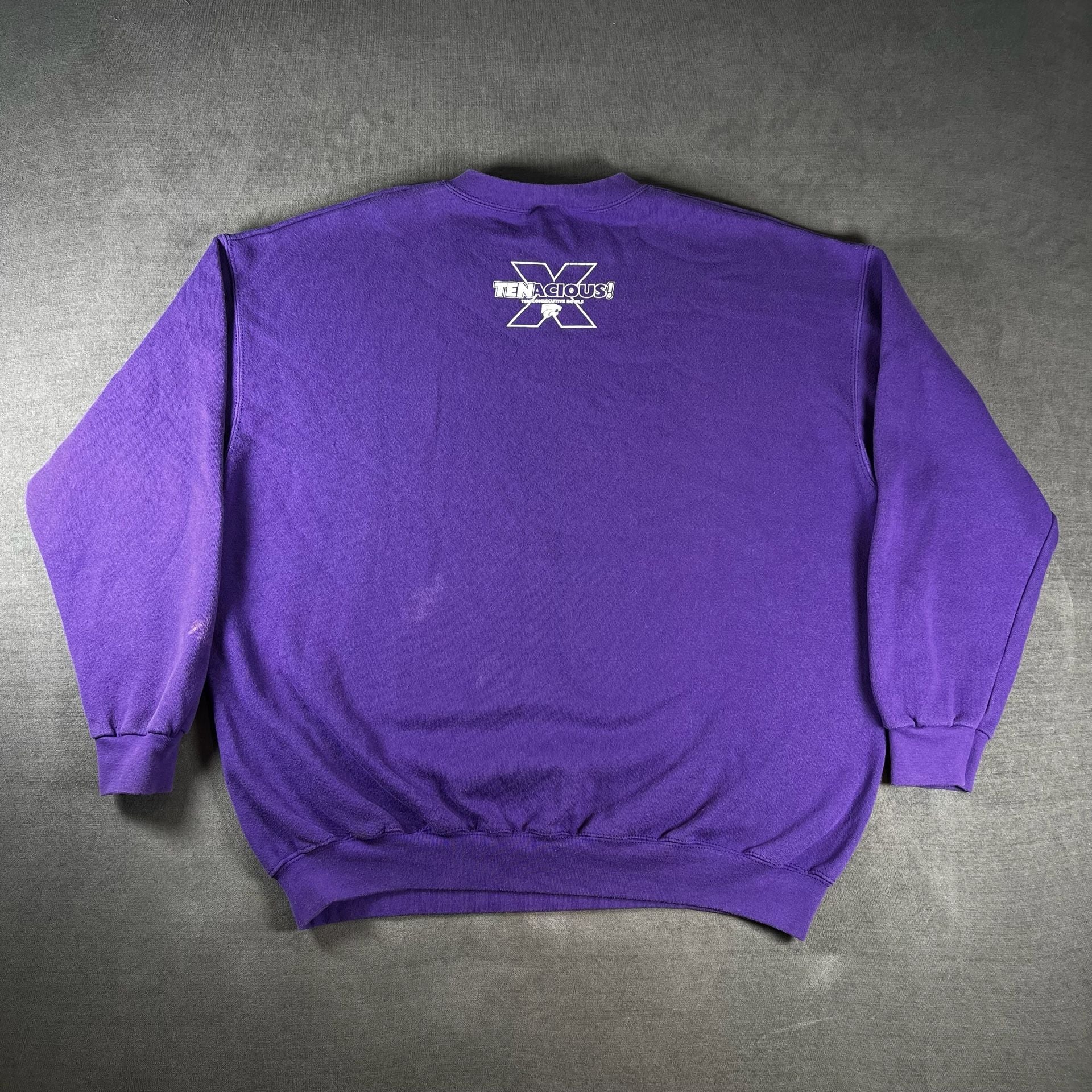 Vintage Lee Pacific Life Holiday Bowl 2002 Purple Graphic Crewneck Size XL  7