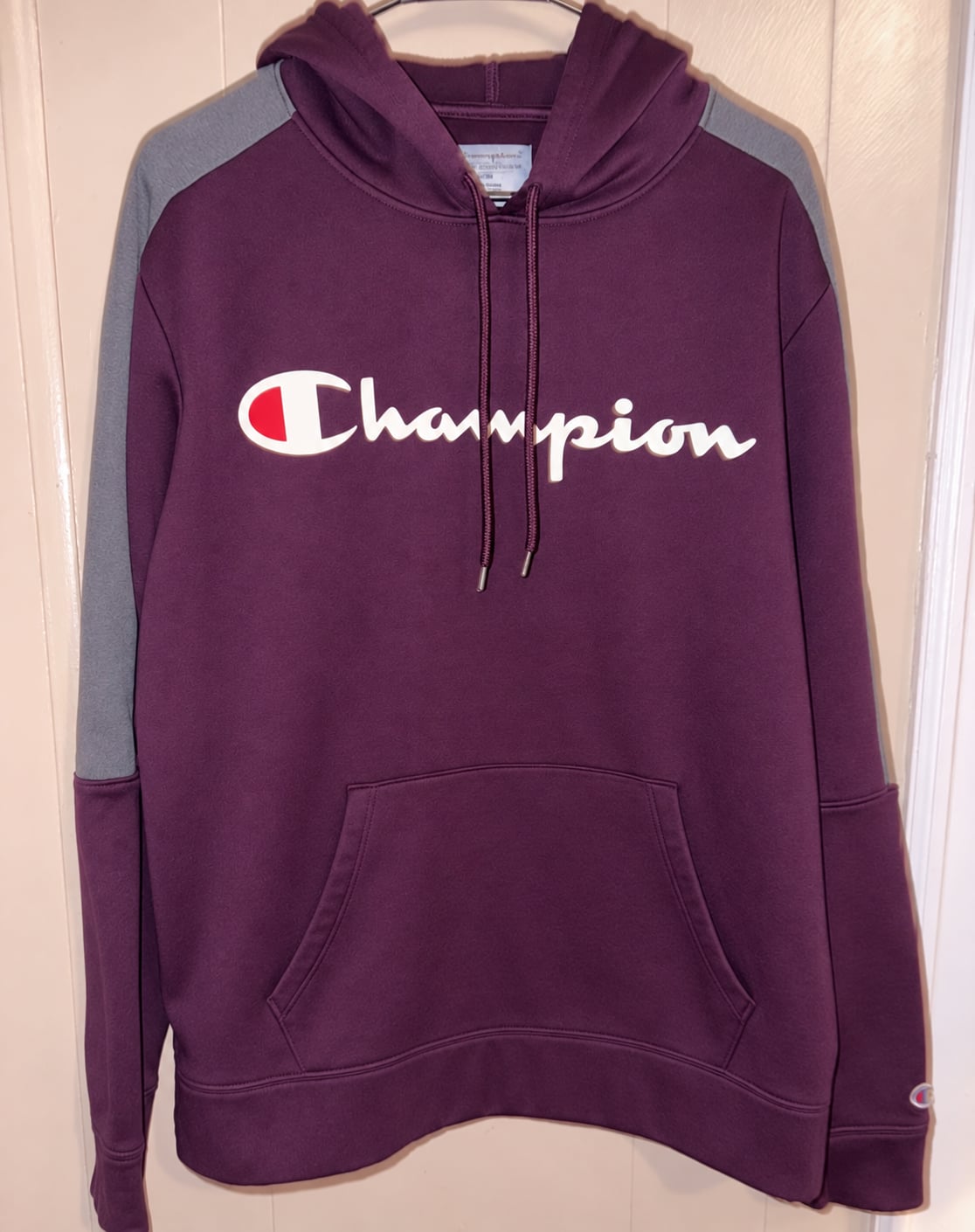 Champion Hoodie Size XL Dark Purple Pullover Sweatshirt 2