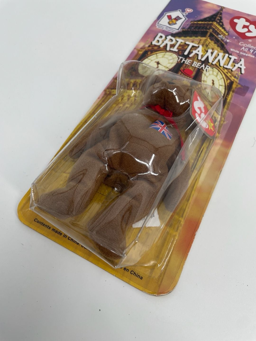 Ty McDonald's Britannia The Bear Teanie Beanie Baby 2