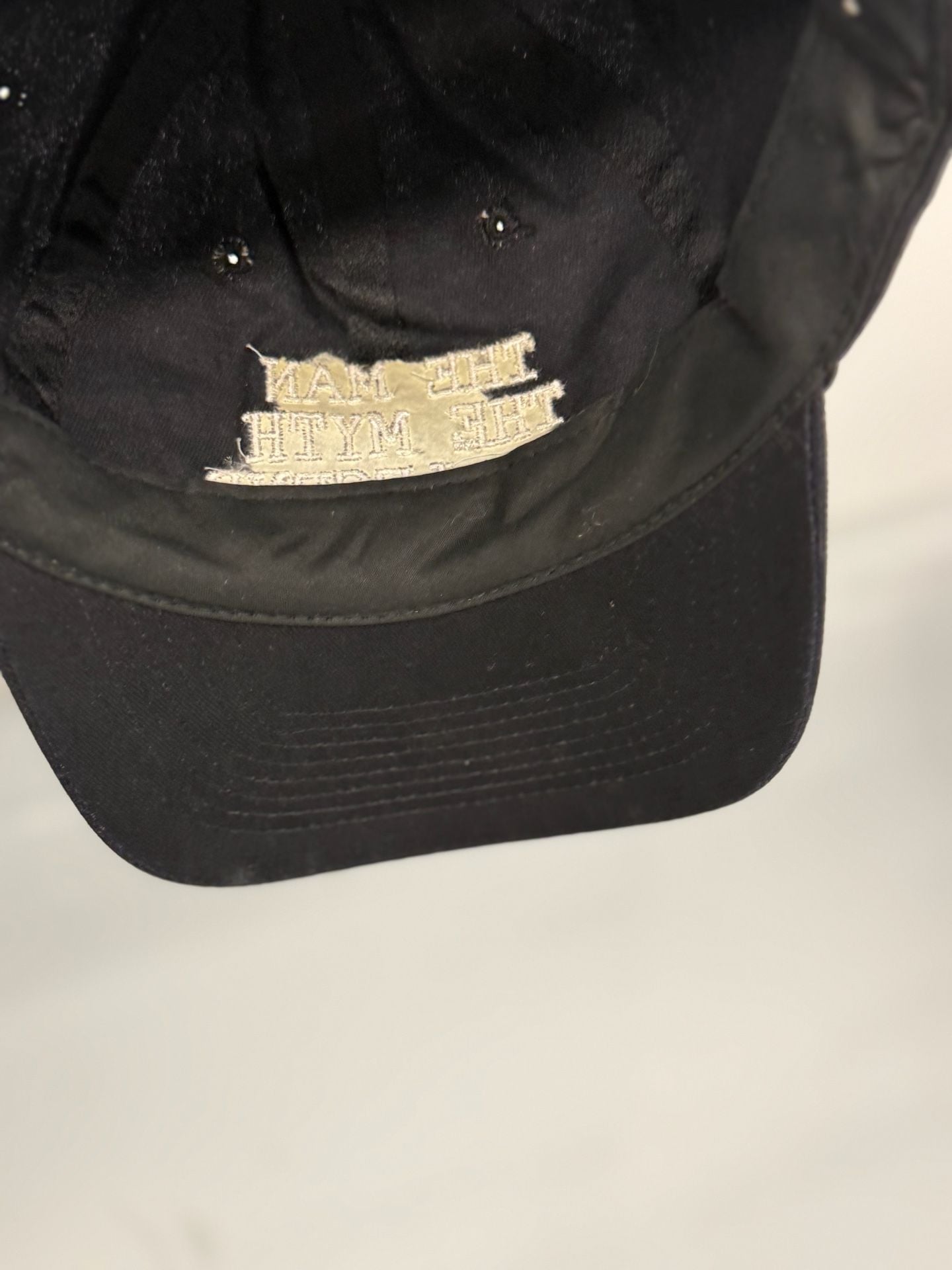 KC The Man The Myth The Legend Snapback Hat Black Embroidered 5