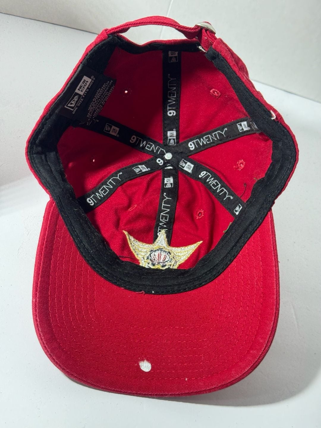 New Era 9Twenty Red Star Logo Adjustable Hat 6