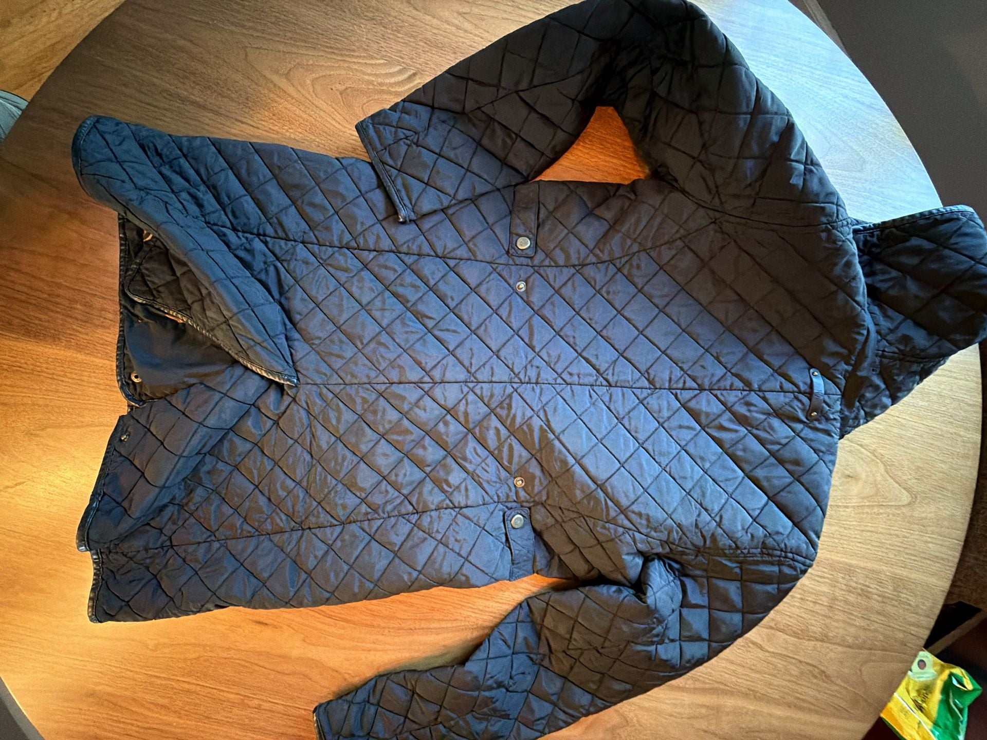 Lauren Ralph Lauren Quilted Hooded Coat Size XS Black 7