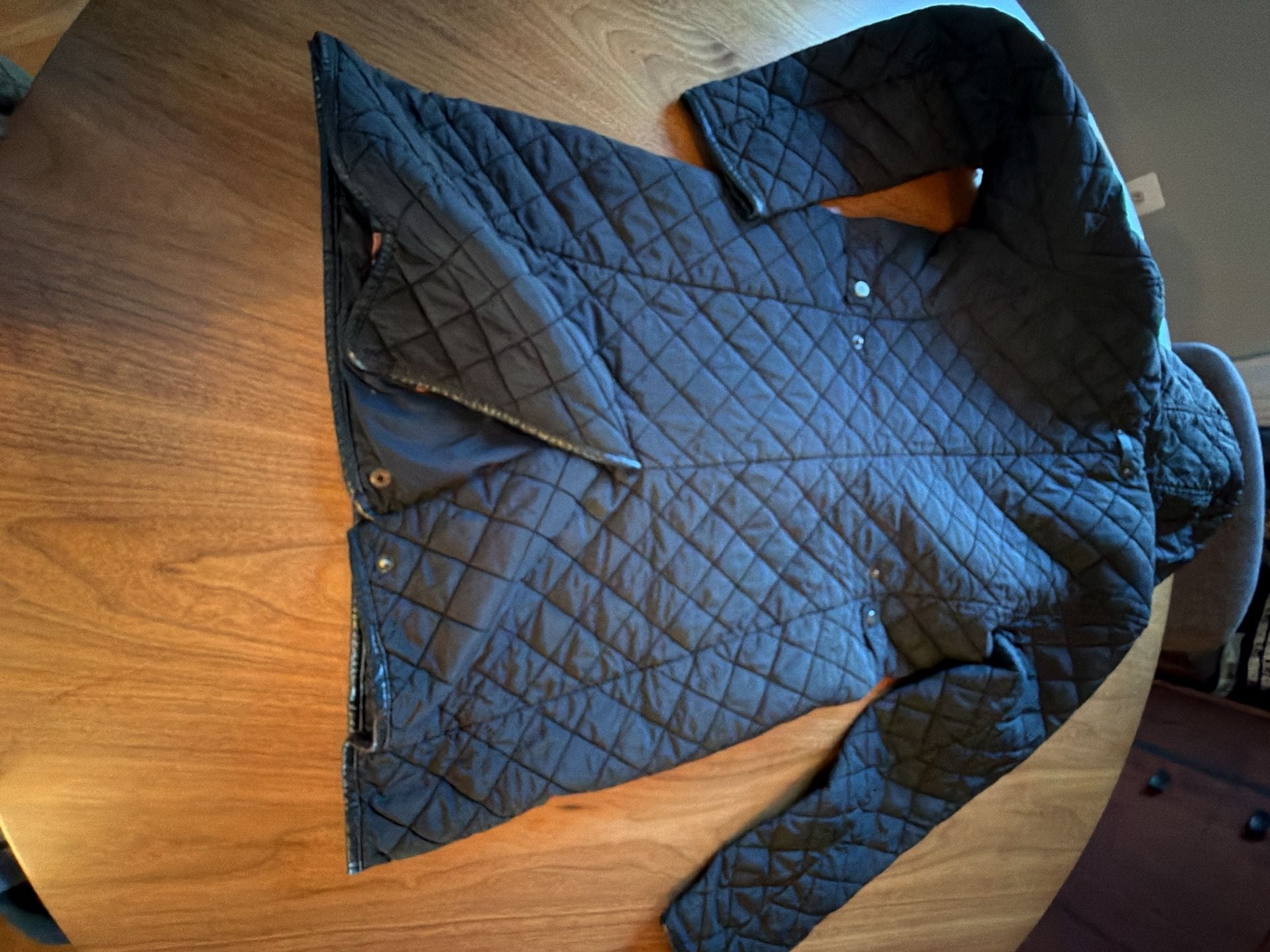 Lauren Ralph Lauren Quilted Hooded Coat Size XS Black 9