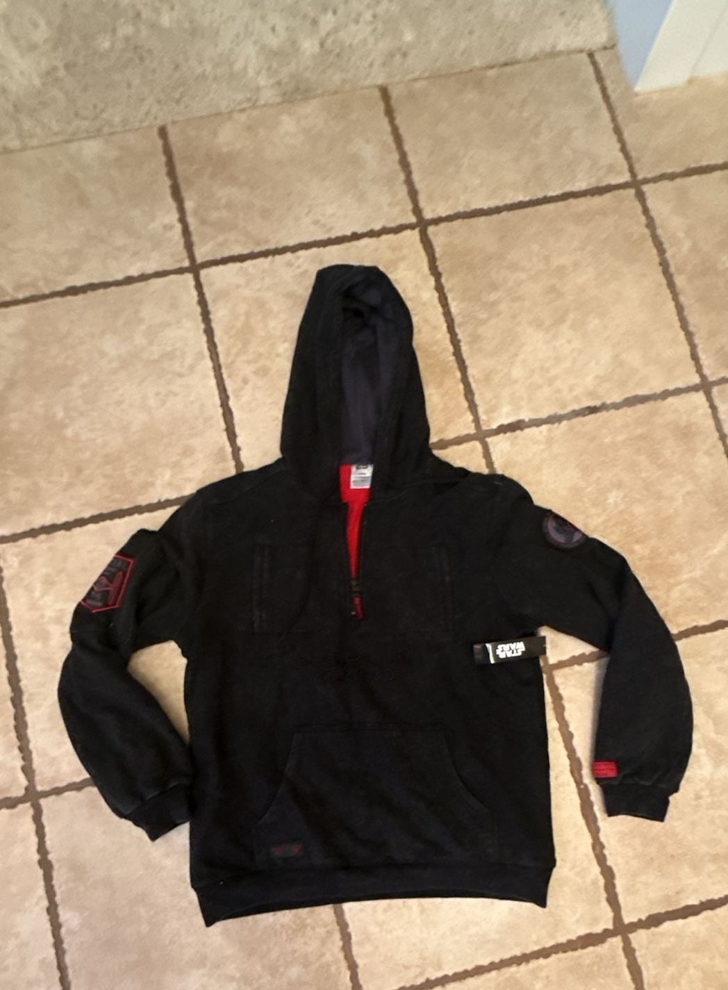 Star Wars Search & Destroy Quarter Zip Hoodie Black 8