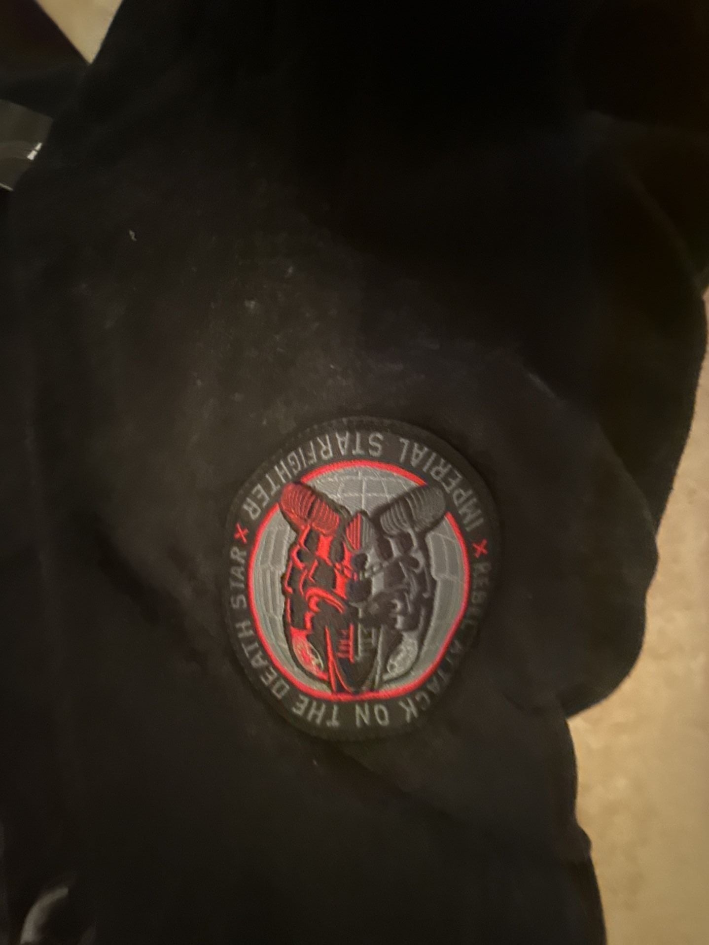 Star Wars Search & Destroy Quarter Zip Hoodie Black 7