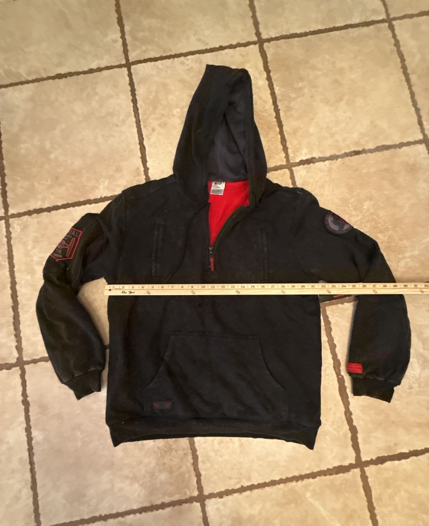Star Wars Search & Destroy Quarter Zip Hoodie Black 11