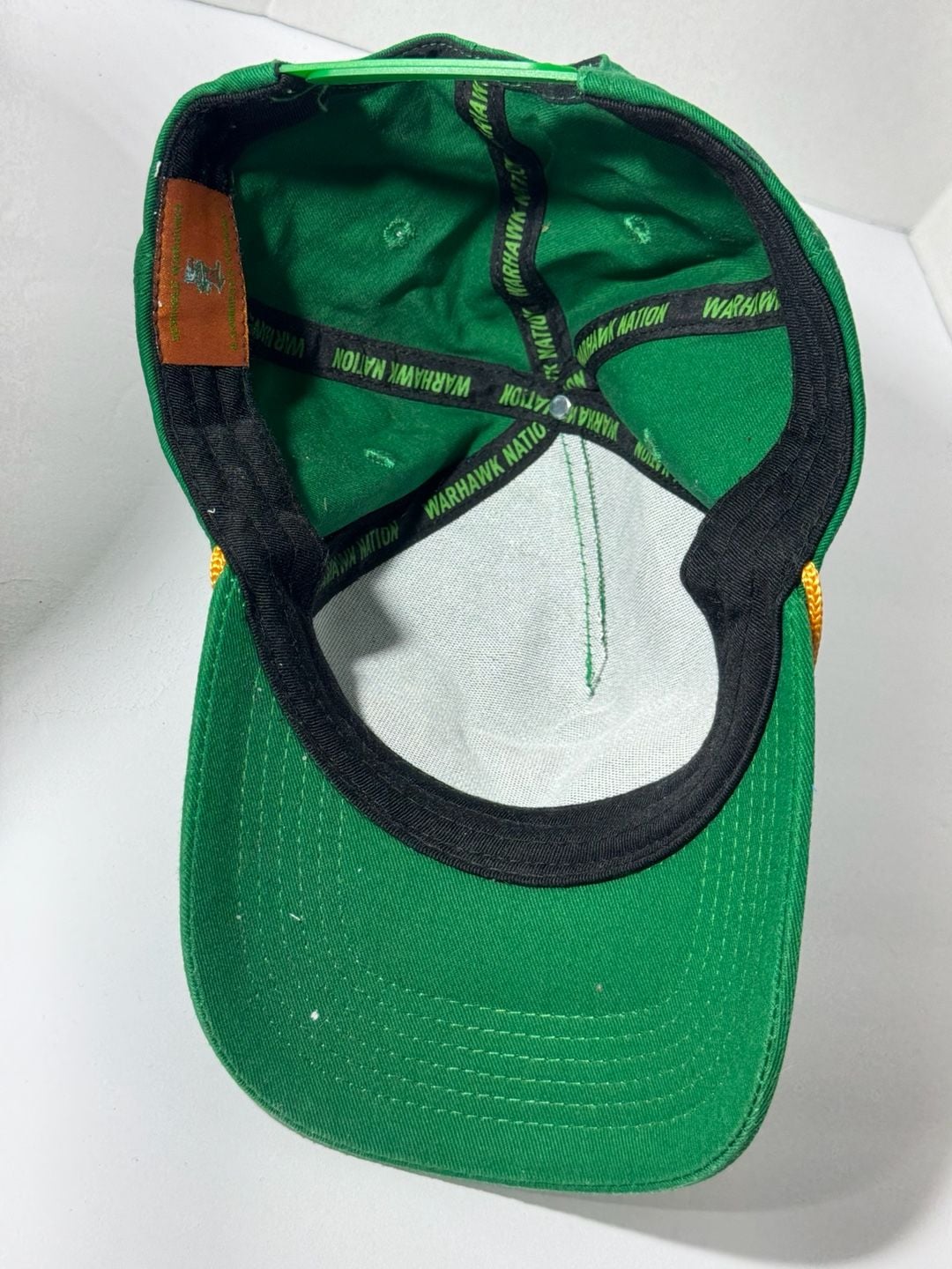 Warhawk Nation Wally Hat Green Let's Fly Snapback Cap 6