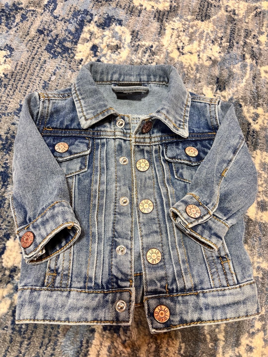 Little Bipsy Denim Jacket Size 0-3M Blue 2