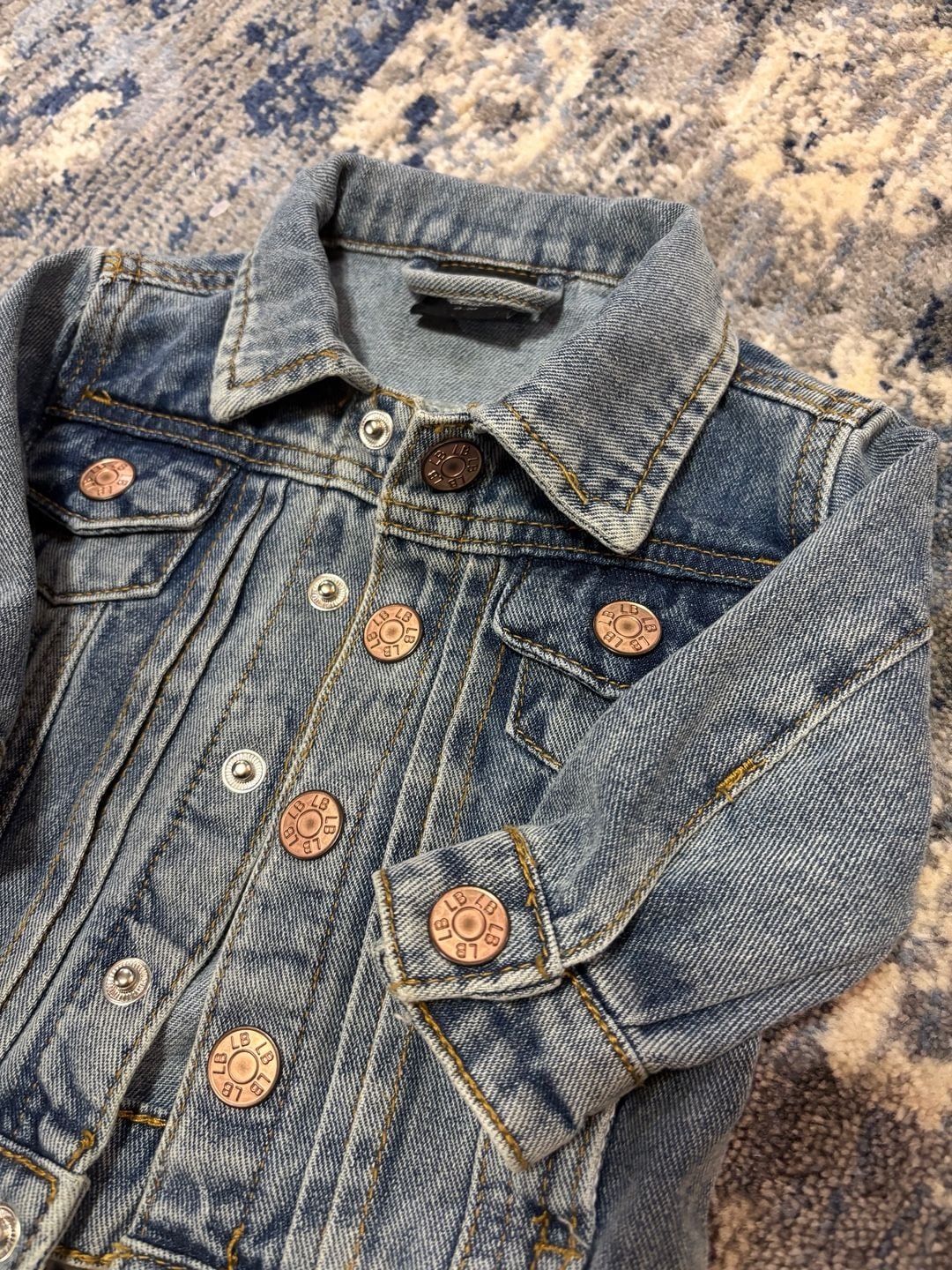 Little Bipsy Denim Jacket Size 0-3M Blue 3