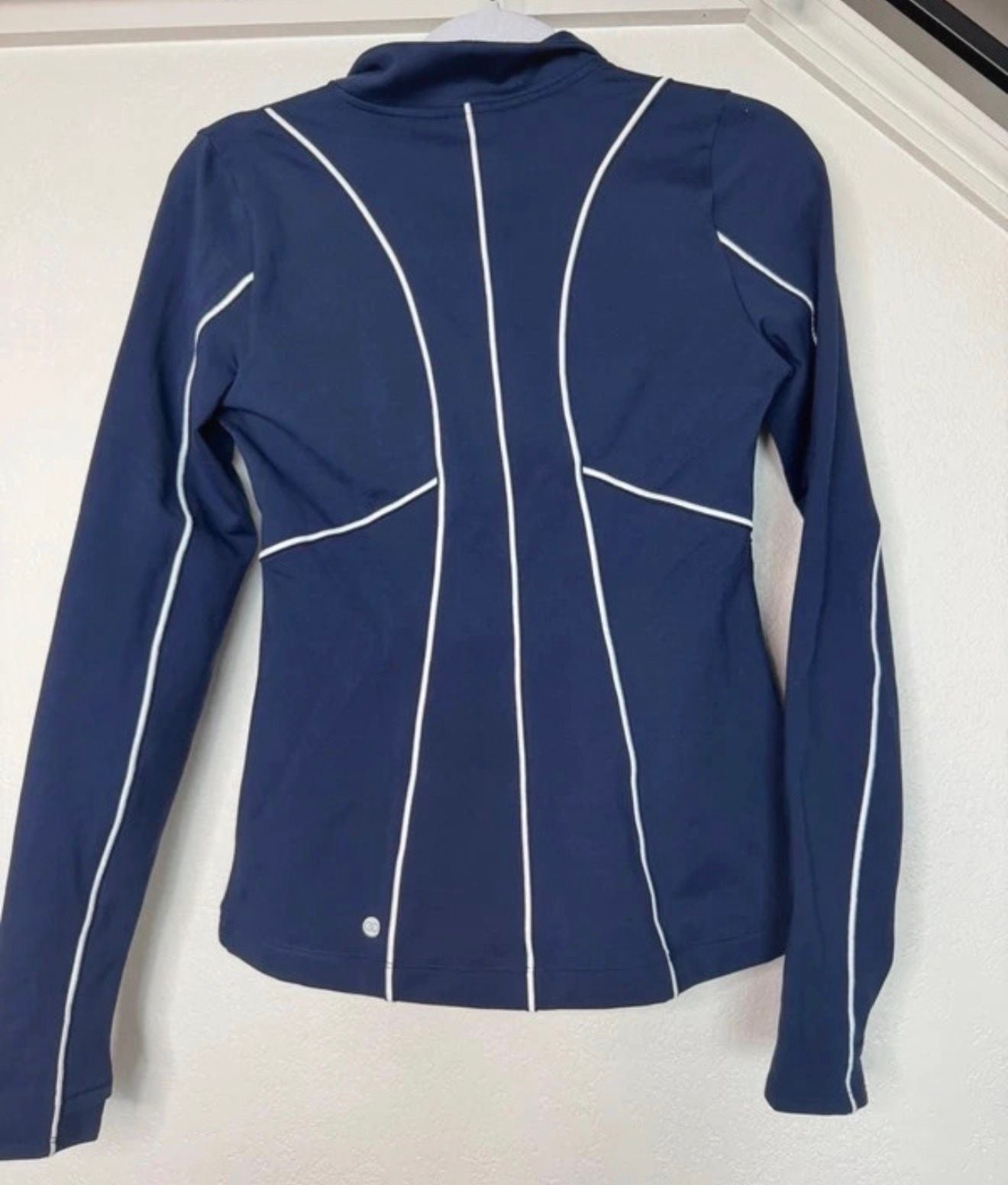 CALIA Tipped Cold 1/4 Zip Jacket Opulent Blue Small 6