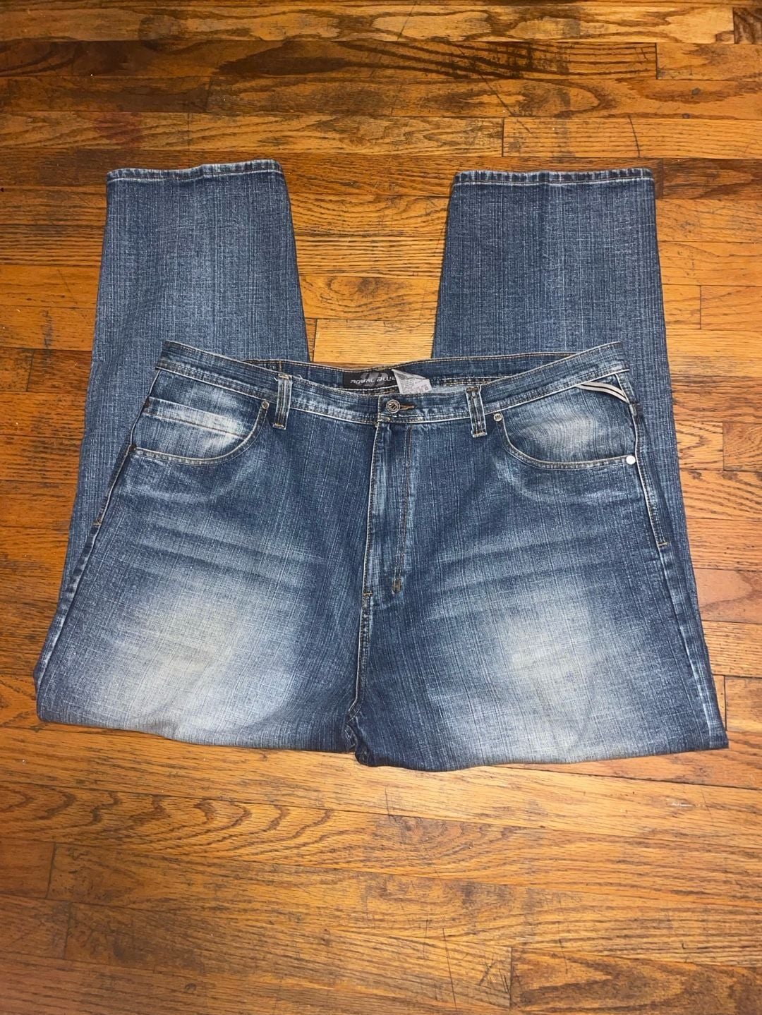 Royal Blue Jeans Size 46W x 32L Medium Wash Denim 2