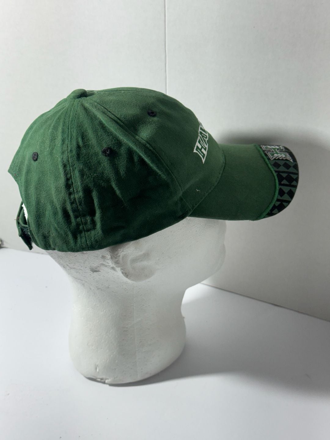 Kop Distributors Hawaii Warriors Baseball Cap Green Adjustable Hat 5
