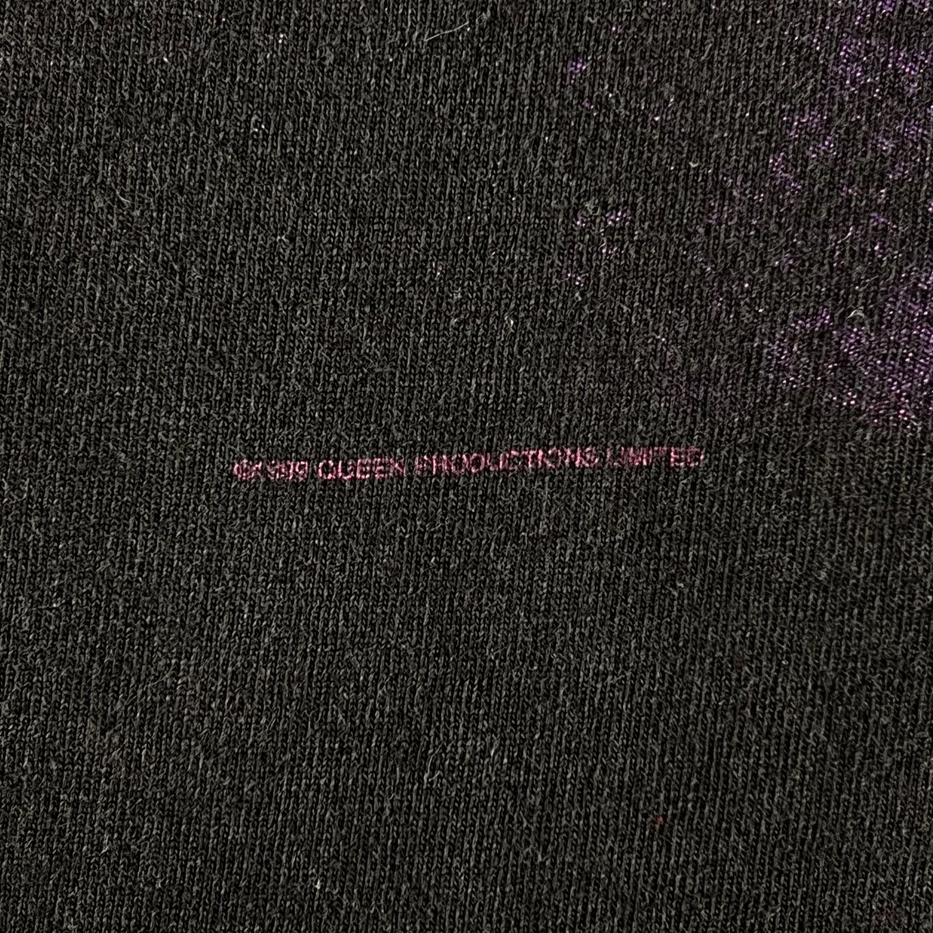 1999 Queen Concert Black x Pink Spotlight Graphic T-Shirt Size XL Rock Band VTG 4