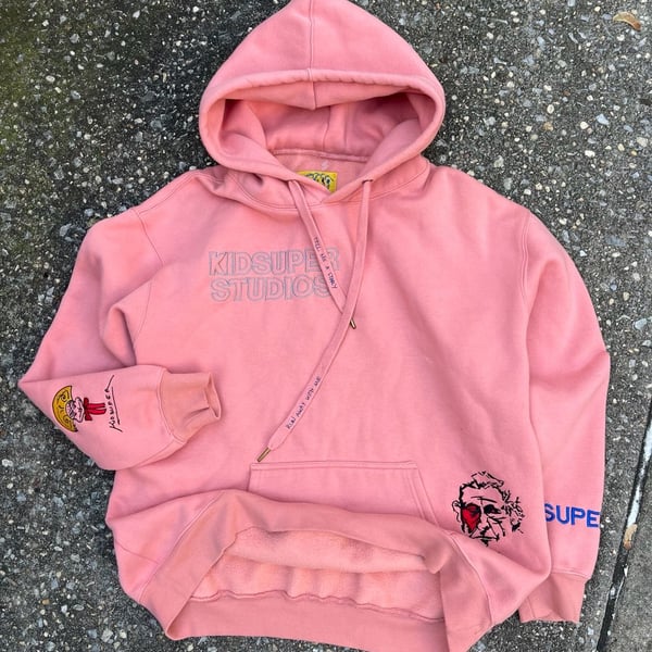 KidSuper Studios Hoodie Size XL Pink tell me kid story men’s