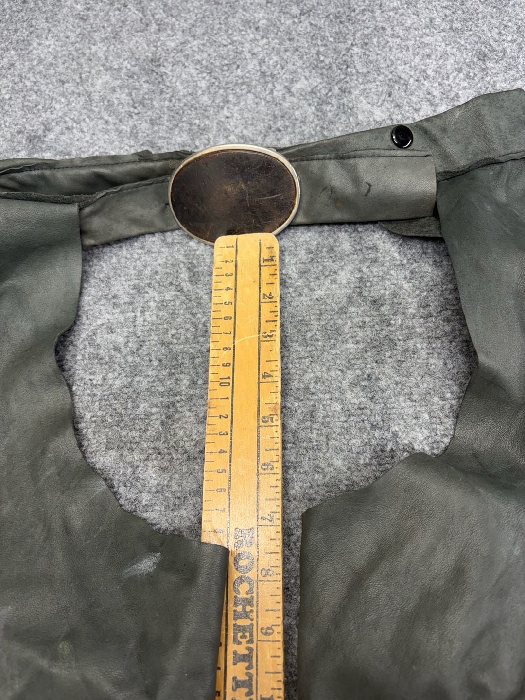 Vintage Leather Farrier Blacksmith Chaps Apron Leggings Work  Cowboy Motorcycle 7
