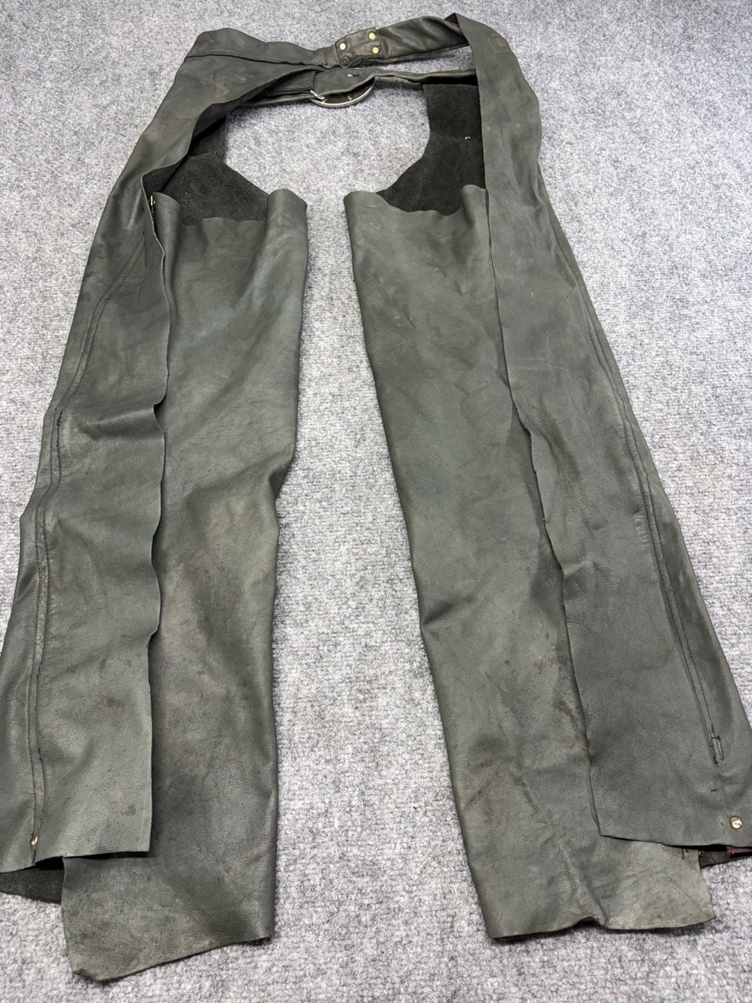 Vintage Leather Farrier Blacksmith Chaps Apron Leggings Work  Cowboy Motorcycle 10