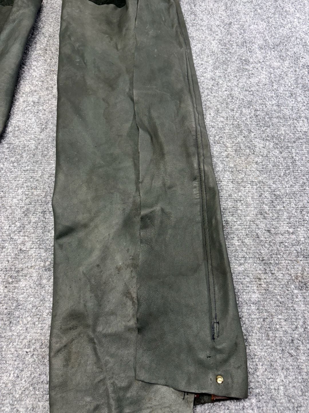 Vintage Leather Farrier Blacksmith Chaps Apron Leggings Work  Cowboy Motorcycle 12