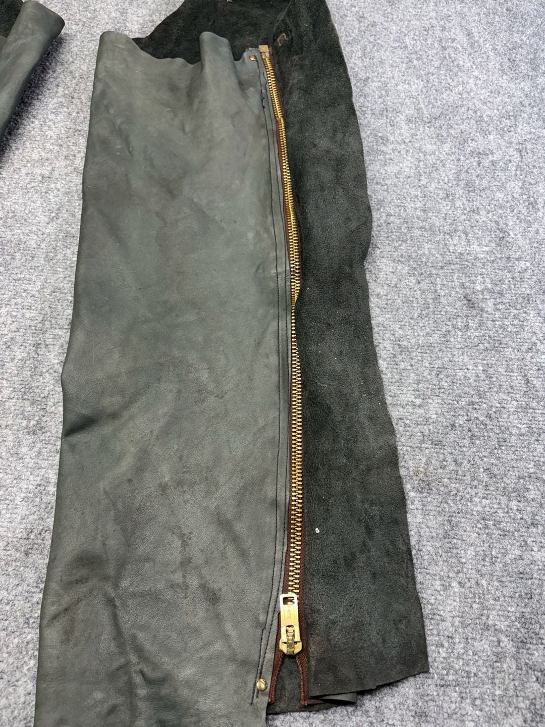 Vintage Leather Farrier Blacksmith Chaps Apron Leggings Work  Cowboy Motorcycle 14