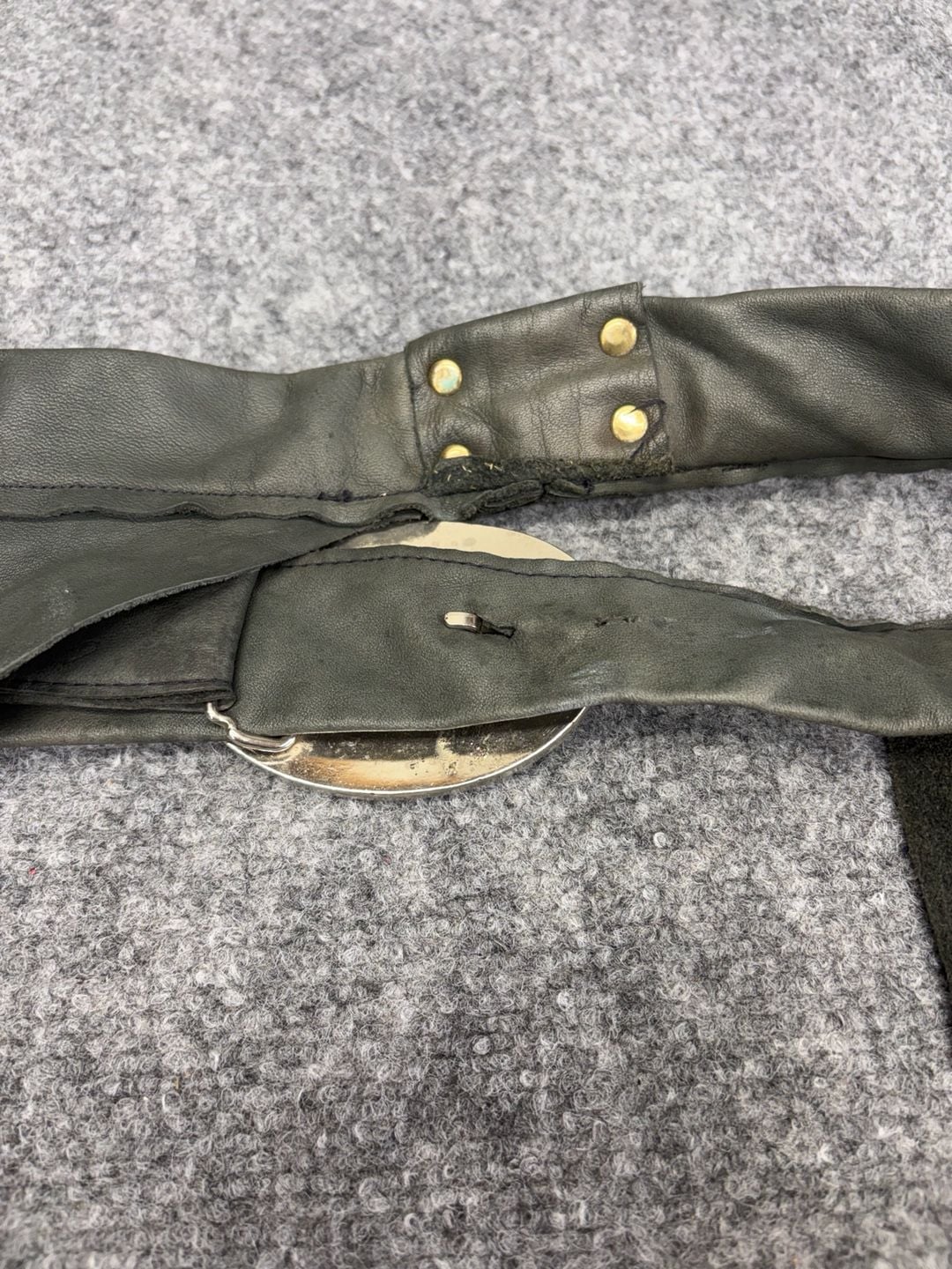 Vintage Leather Farrier Blacksmith Chaps Apron Leggings Work  Cowboy Motorcycle 15