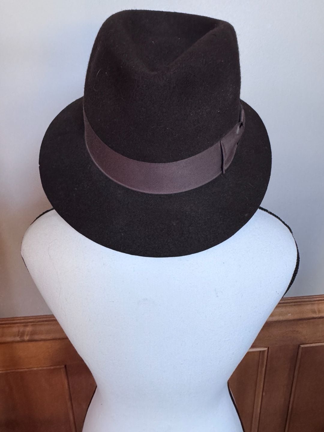 Vintage 1984 Indiana Jones Authentic Hat 100% Wool Fedora Made in USA WPL 4384 2