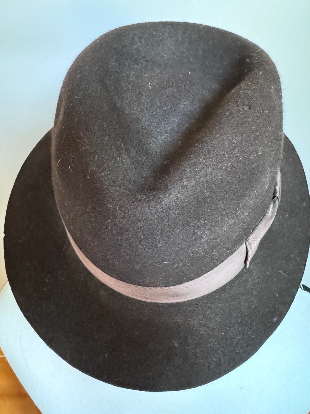 Vintage 1984 Indiana Jones Authentic Hat 100% Wool Fedora Made in USA WPL 4384 4