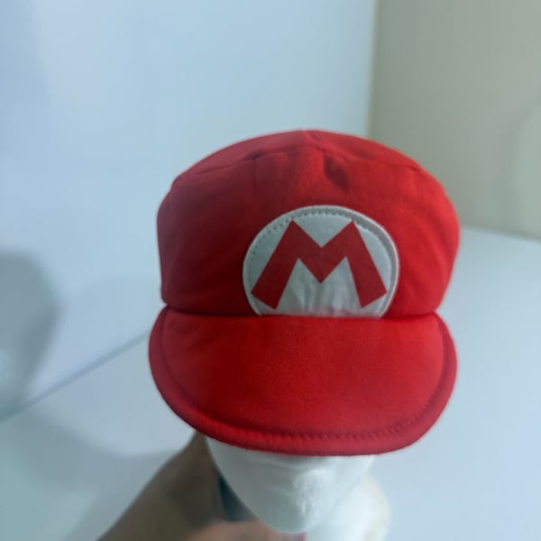 Nintendo Super Mario Bros Red Costume Cosplay Hat Cap