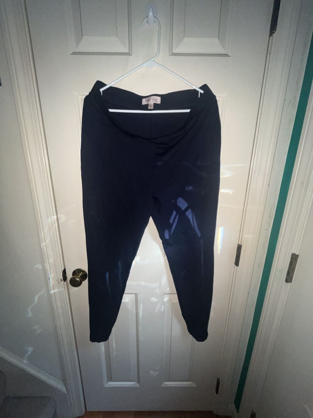 Philosophy Women Navy Blue Pull On Pants Size 1X/1TG 2