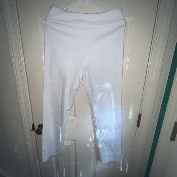 Krazy Larry White High Rise 7/8 Legging Size 4