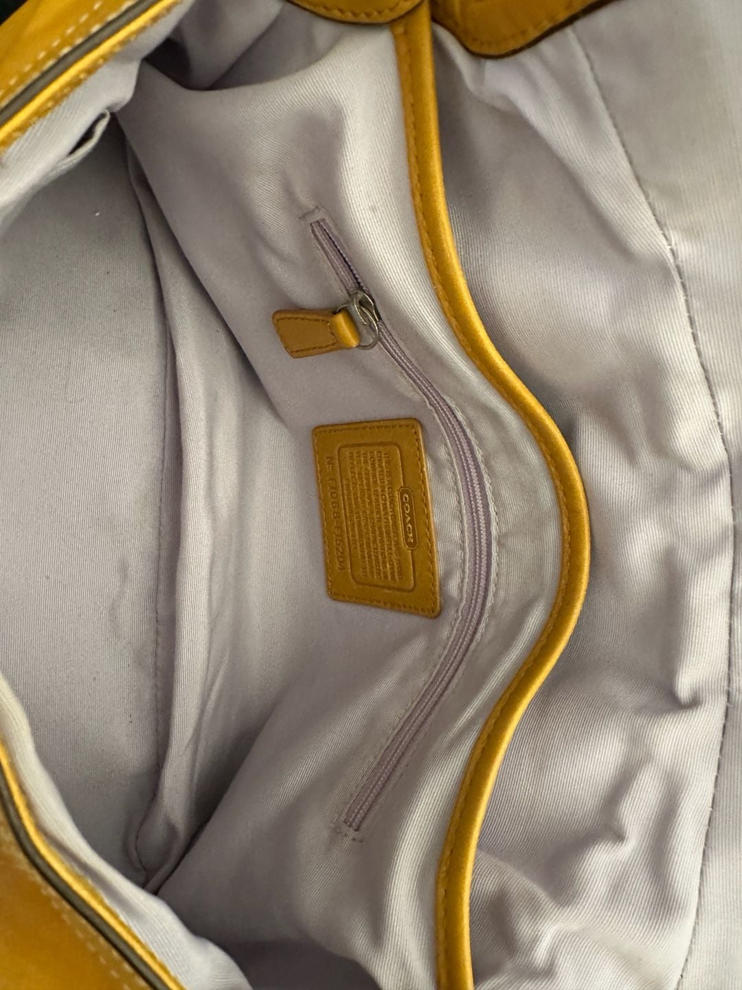 Coach Soho Flap Bag Mustard Leather Shoulder Bag F1068-F15204 4