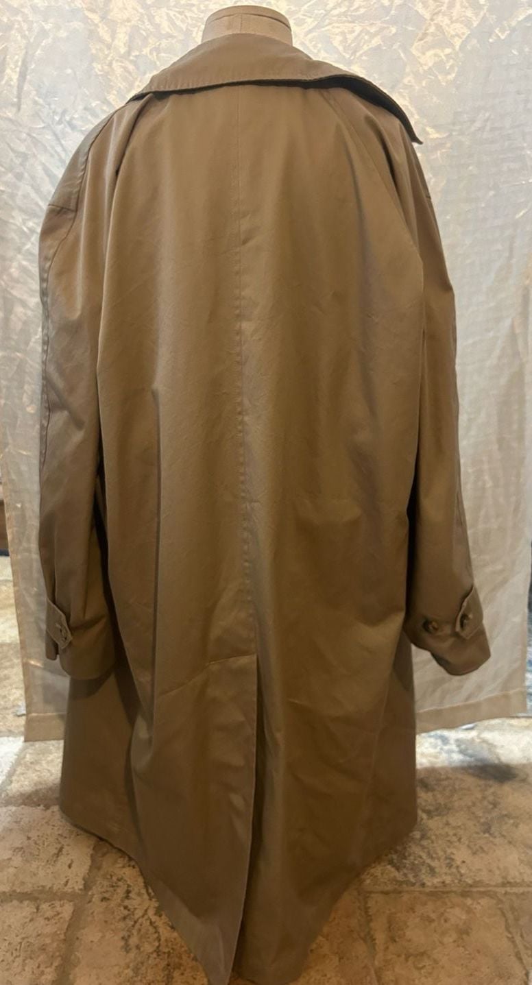 Jean-Paul Germain Trench Coat Size 44R Tan Cotton-Polyester Outerwear Large fit 5