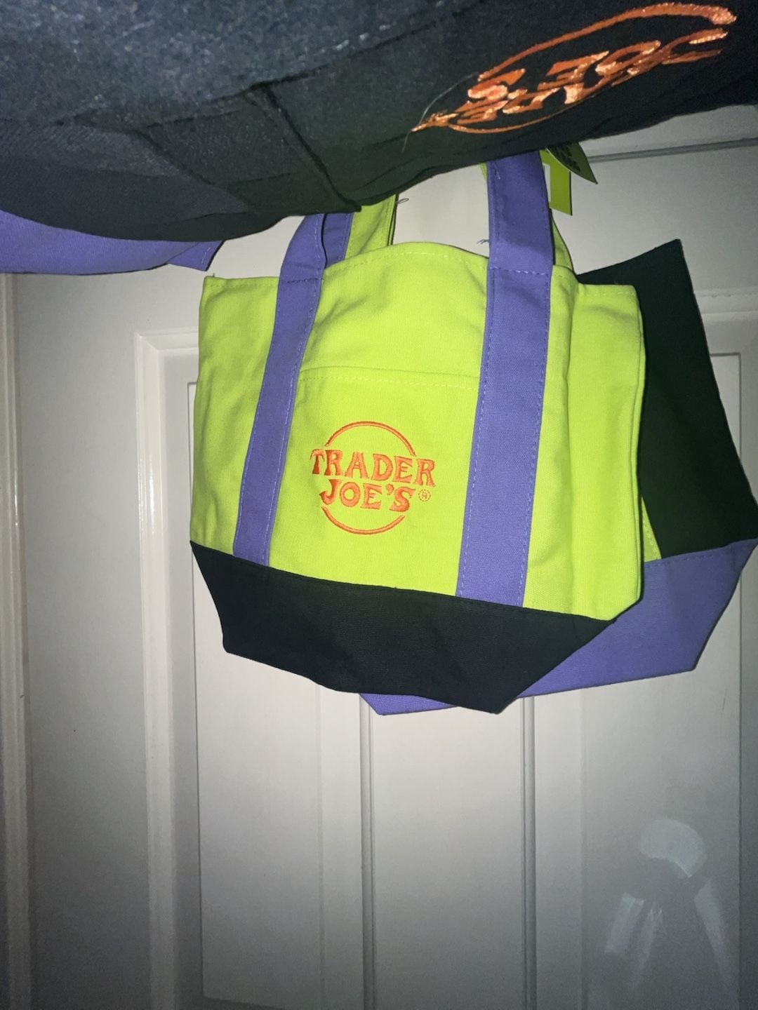 Trader Joe's Trick or Treat Canvas Tote Bag Set of 4 Colors 3