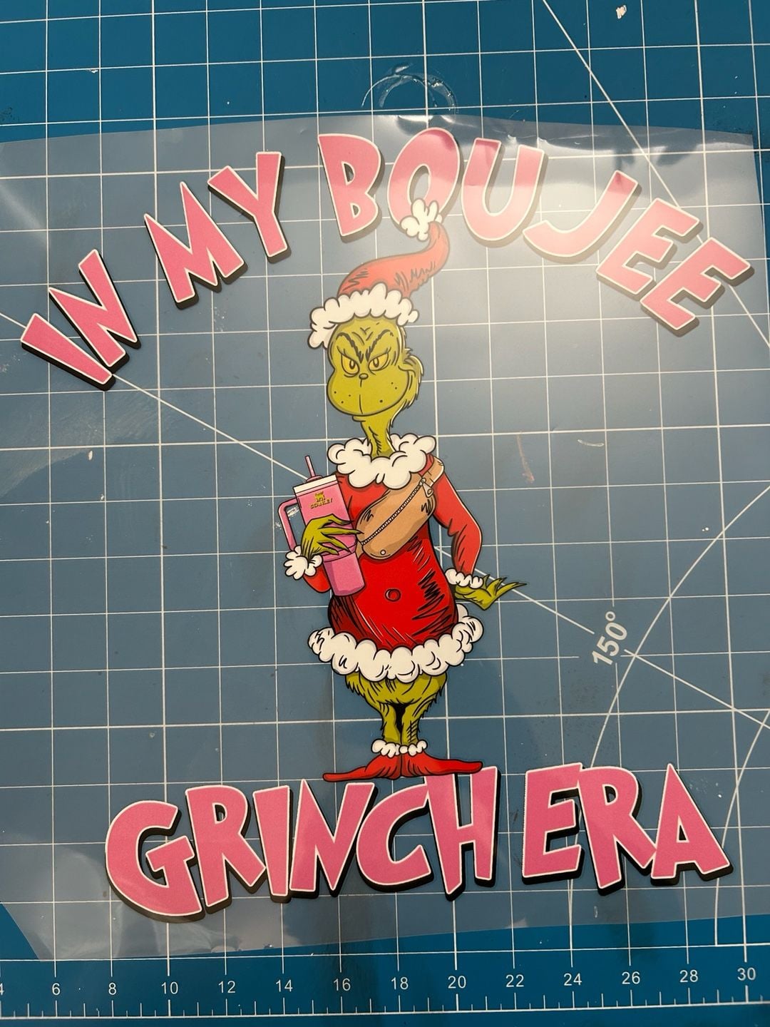 In My Boujee Grinch Era Sweatshirt DTF Transfer 1