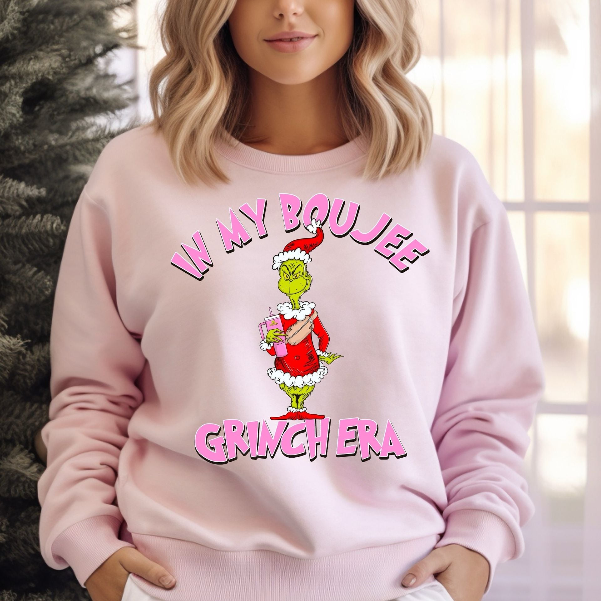 In My Boujee Grinch Era Sweatshirt DTF Transfer 3