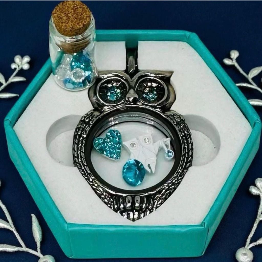 Origami Owl Locket complete with Charms & Stardust 2