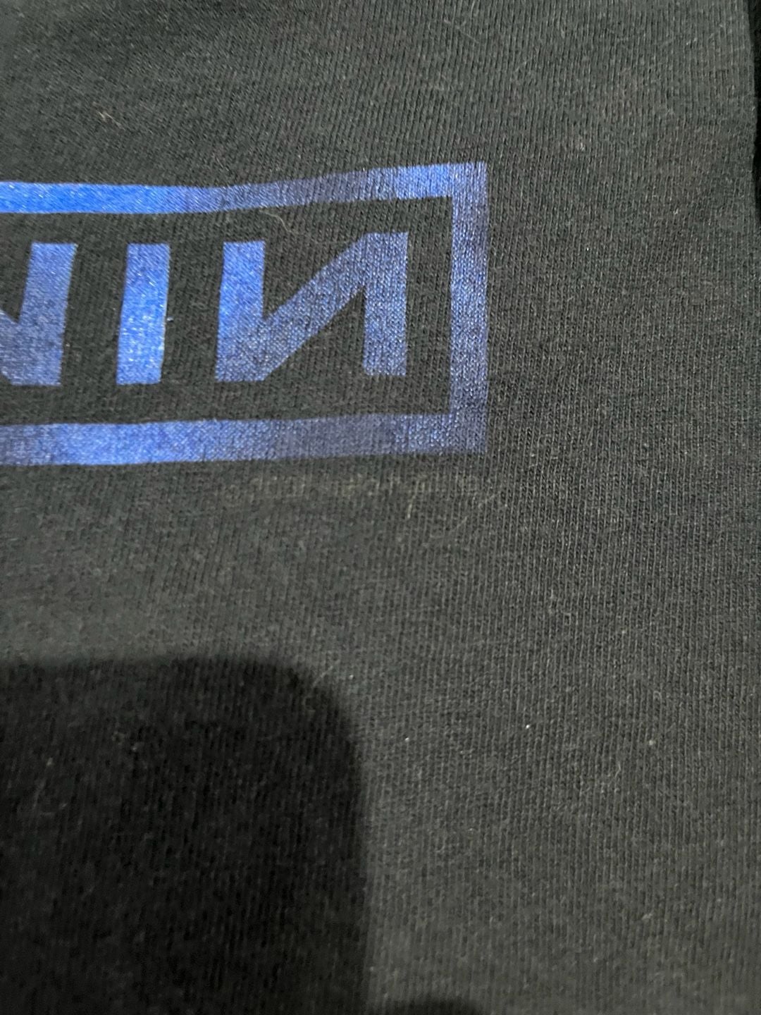 Nine Inch Nails The Fragile Tour 1999 T-Shirt Black Blue Blur 7